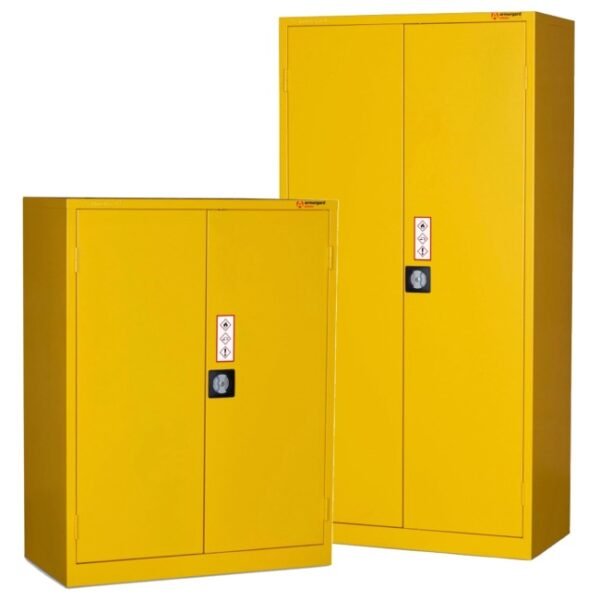 Armorgard safestor hazardous flammable dangerous chemical cabinet