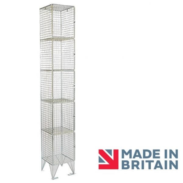 wire mesh 5 door lockers