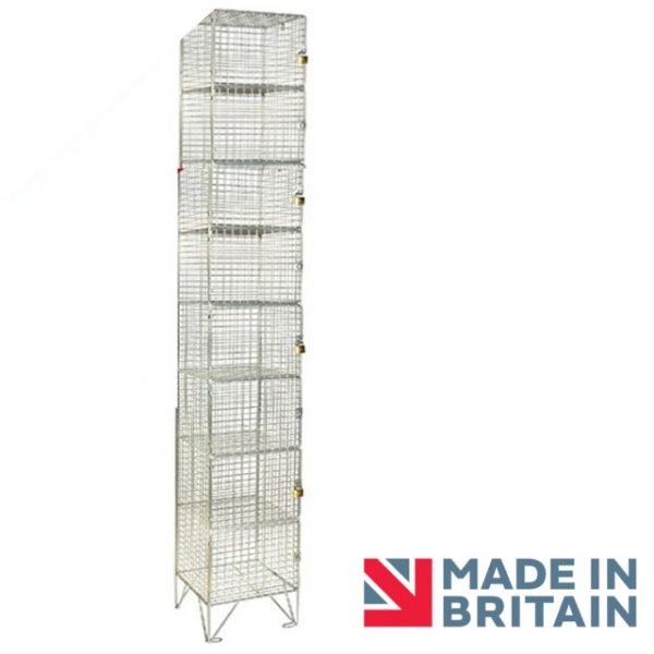 wire mesh 8 door locker