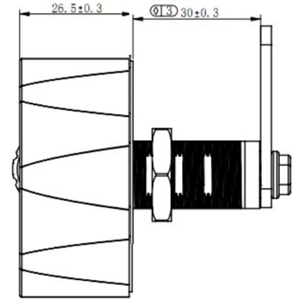 Mii718 Premium Combination Lock with Auto-Scramble Dials (Public Mode) - Image 4