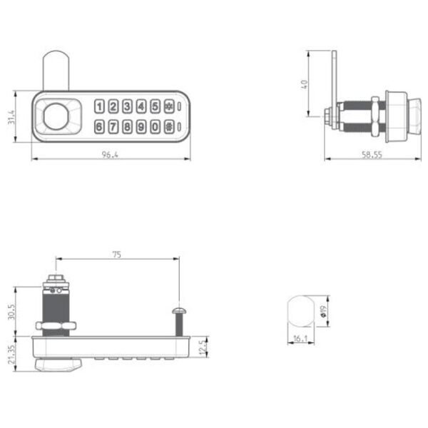 Mii731 Premium Combination Lock - Image 8