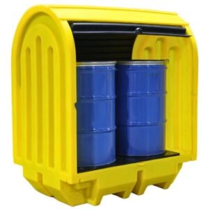 hazstore romold BP2HC hard covered drum spill pallet