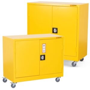 Armorgard safestor mobile hazardous flammable dangerous chemical cabinet