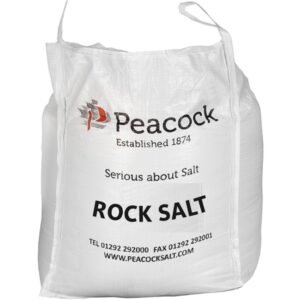 Brown rock salt 1000kg bulk bag