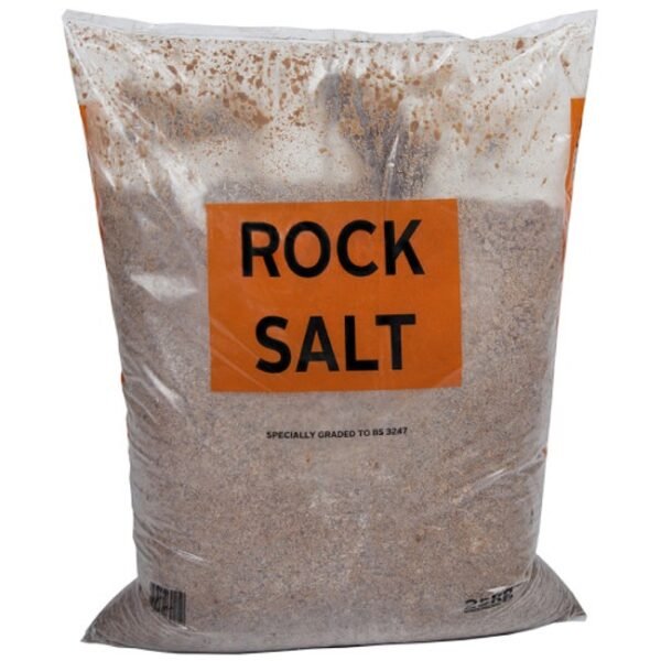 brown rock salt 25kg bag