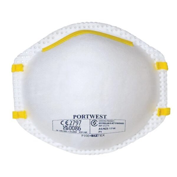 portwest p100 ffp1 respirator white pack of 10