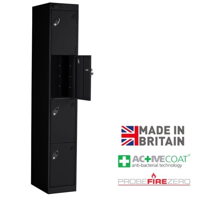 Probe 4 door tool charging locker black