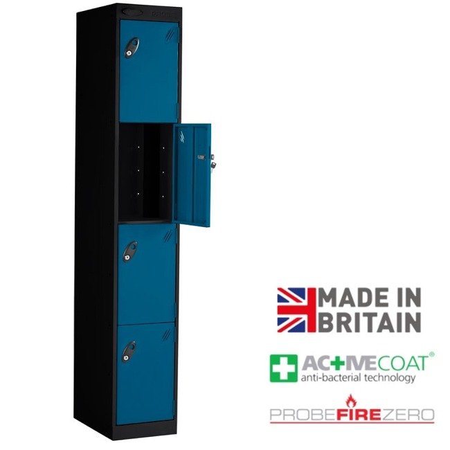 Probe 4 door tool charging locker blue