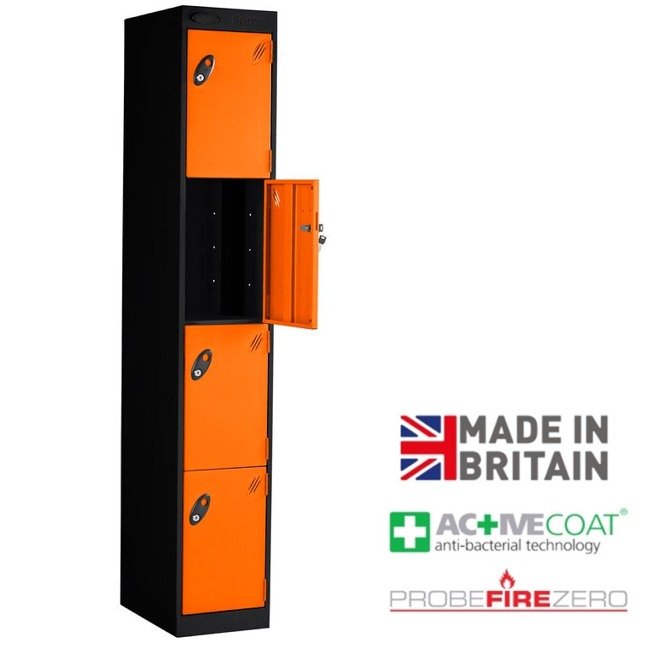 Probe 4 door tool charging locker orange