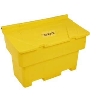 stackable grit bin 200litre 250kg yellow