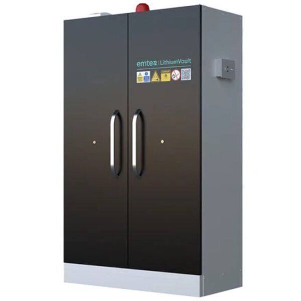 2 Door LithiumVault FirePro® Cabinet with Control Panel & Charging