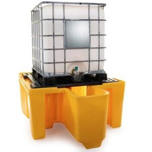Jonesco IBC spill pallet with integral bucket