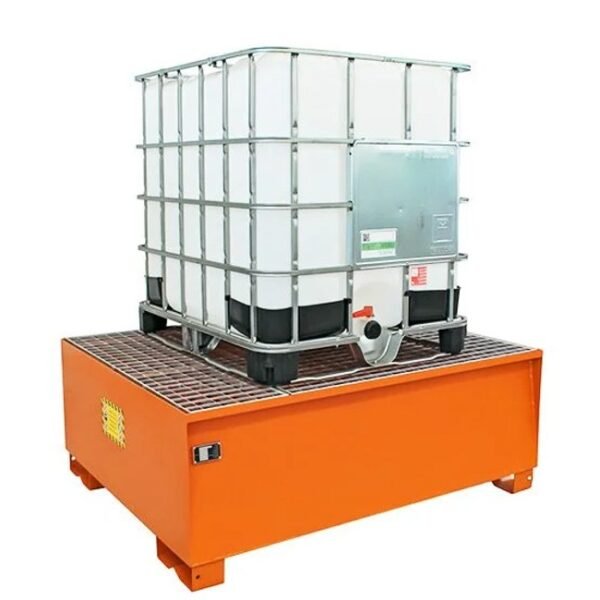 Sall Justrite steel single IBC spill pallet