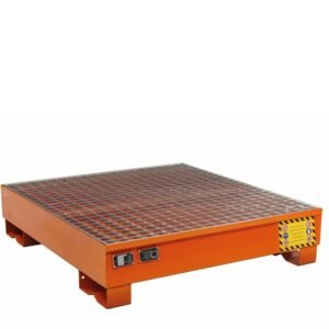 sall justrite steel 4 drum spill containment pallet