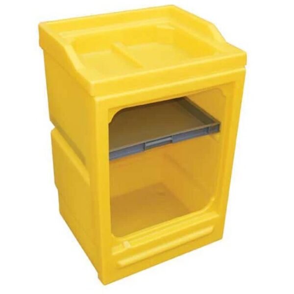 hazstor pcc6 polyethylene coshh cabinet without door