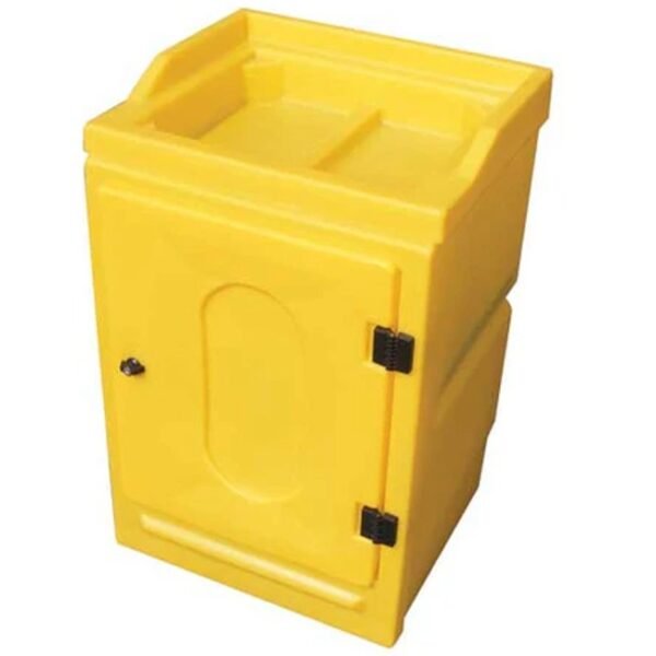 hazstor pcc6d polyethylene coshh cabinet without door