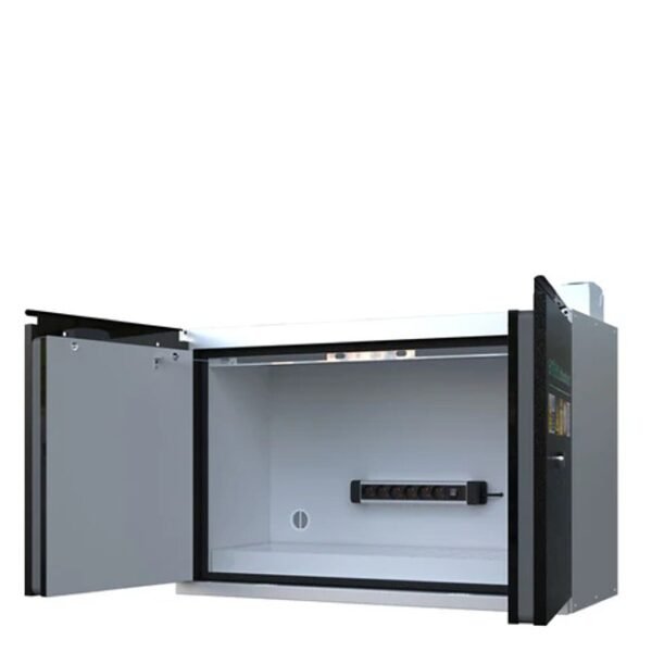 Emtex LithiumVault Small 2 Door Cabinet with battery charging CH-L8PGK