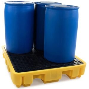 Hazstor Jonesco 4 Drum spill pallet low profile