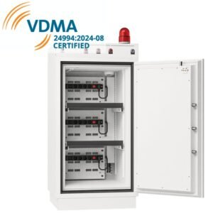 phoenix battery commander BS1943 lithium battery charge safe cabinet vdma certified