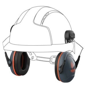 JSP Sonis compact low profile helmet adjustable ear defenders