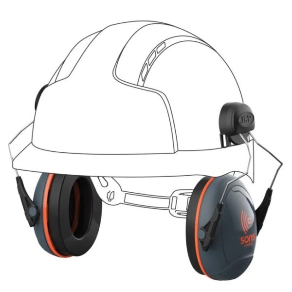 JSP Sonis compact low profile helmet adjustable ear defenders