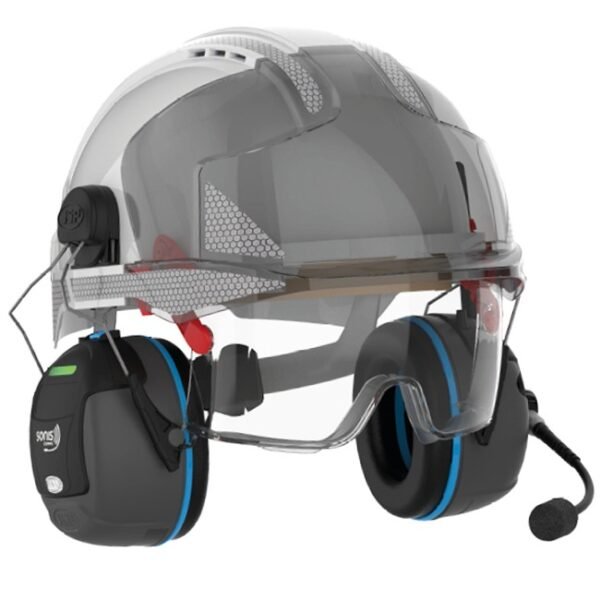 JSP Sonis Comms DMC Bluetooth Helmet Mounted Ear Defenders | 30dB SNR - Image 3