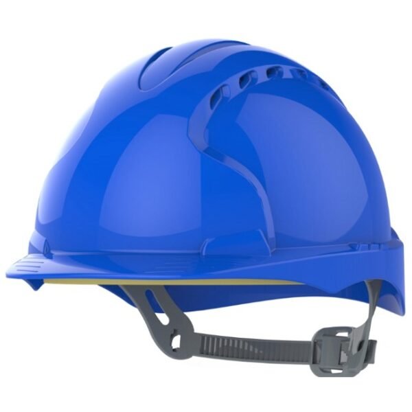 JSP Evo 2 safety helmet slip rachet vented blue