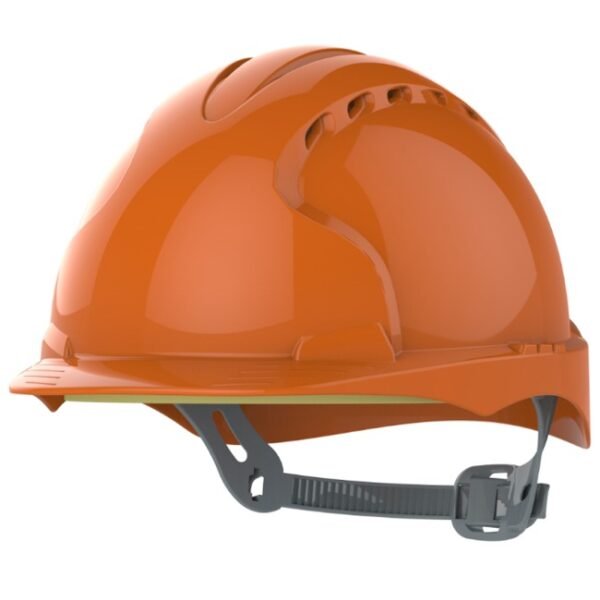 JSP Evo 2 safety helmet slip rachet vented orange