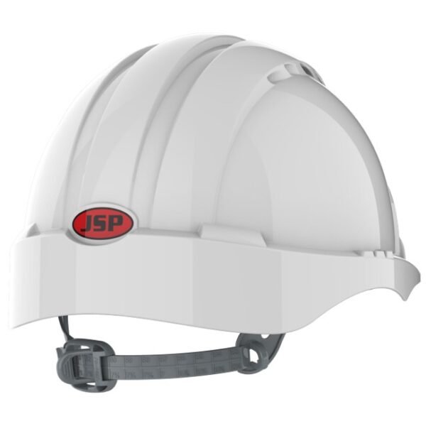 JSP Evo 2 safety helmet slip rachet vented white