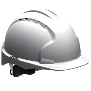 jsp evo3 safety helmet hard hat vented wheel rachet white