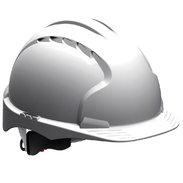 jsp evo3 safety helmet hard hat vented wheel rachet white