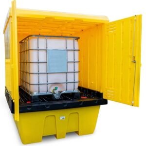 Hazstor IBC spill pallet with hardcover