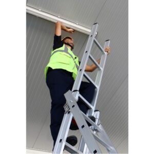 climb-it aluminium combi ladder open