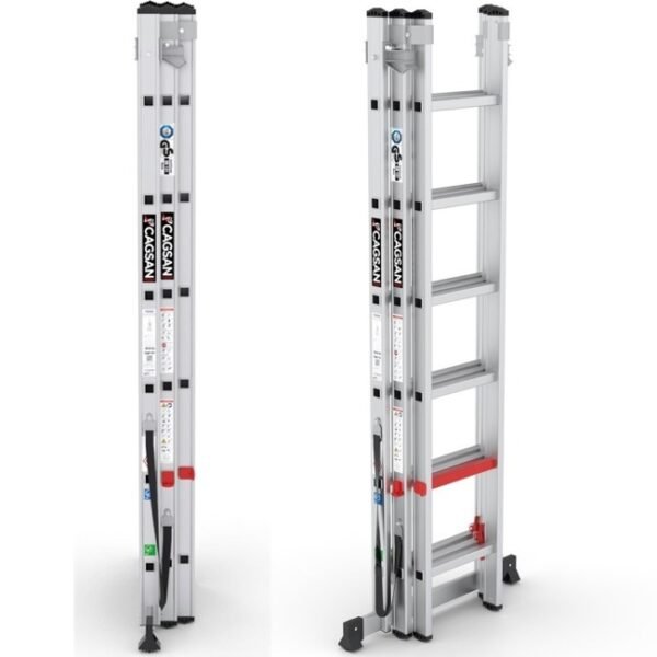 climb-it aluminium combi ladder open