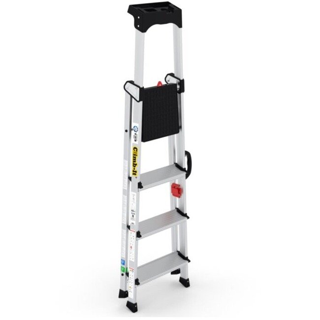 climb-it professional stepladder closed