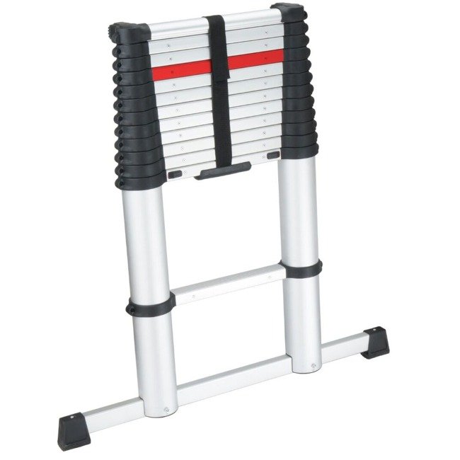 climb-it telescopic ladder closed folded
