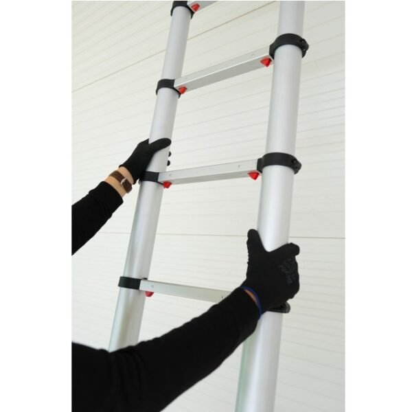 climb-it telescopic ladder closed open extended