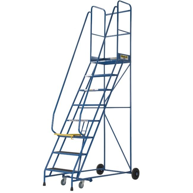 Climb-it warehouse essentials safety step 8 tread