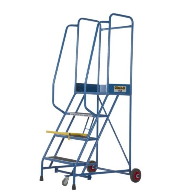 Climb-it warehouse essentials safety step 4 tread