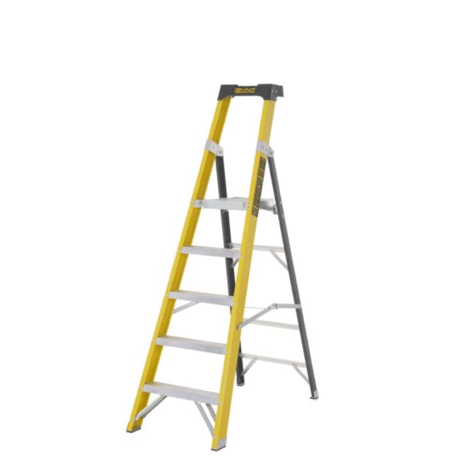 Climb-it fibreglass platform stepladders 1150