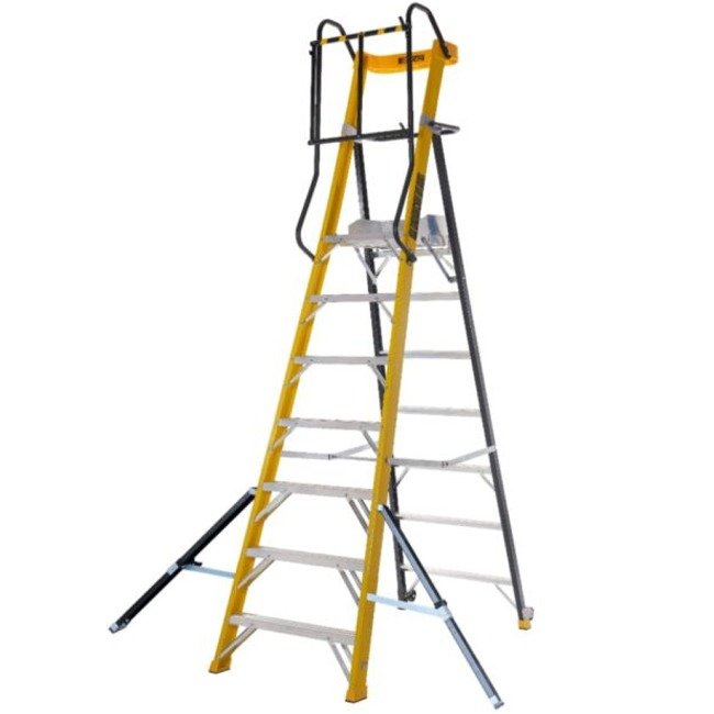 Climb-it fibreglass podium steps 1945