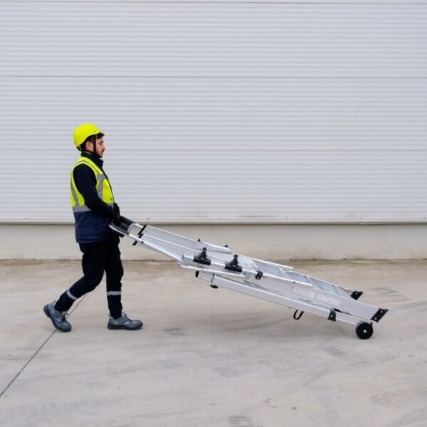 Climb-It Folding Platform Ladder with Safety Gates - Image 16