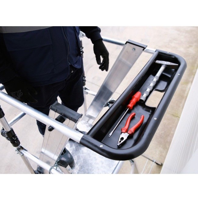 Climb-It Folding Platform Ladder with Safety Gates - Image 12