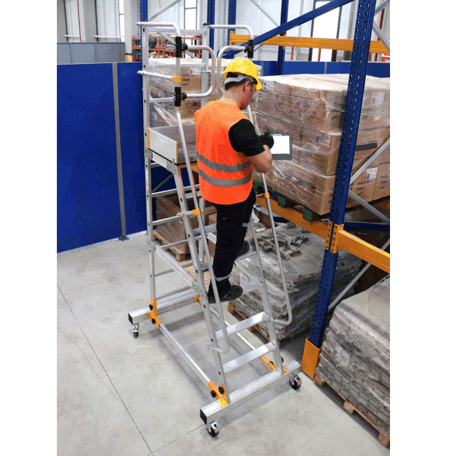 Climb-It Mobile Steps with Safety Gate - Image 8