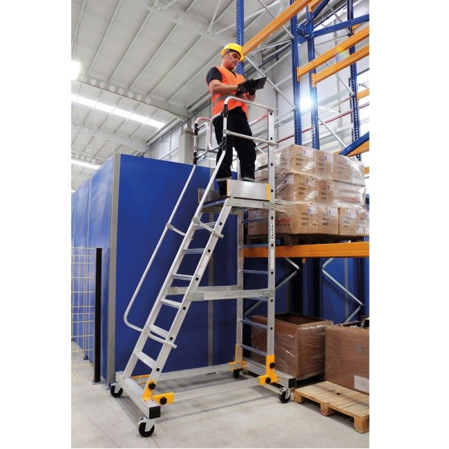 Climb-It Mobile Steps with Safety Gate - Image 2