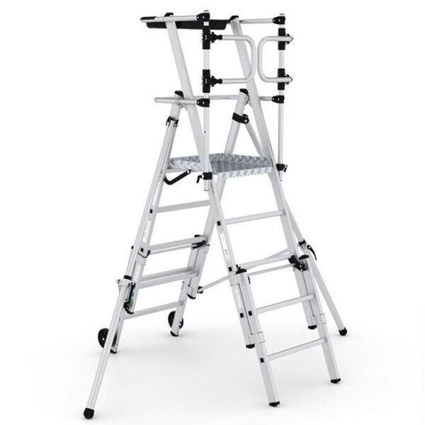 climb-it telescopic platform ladder cav945 open