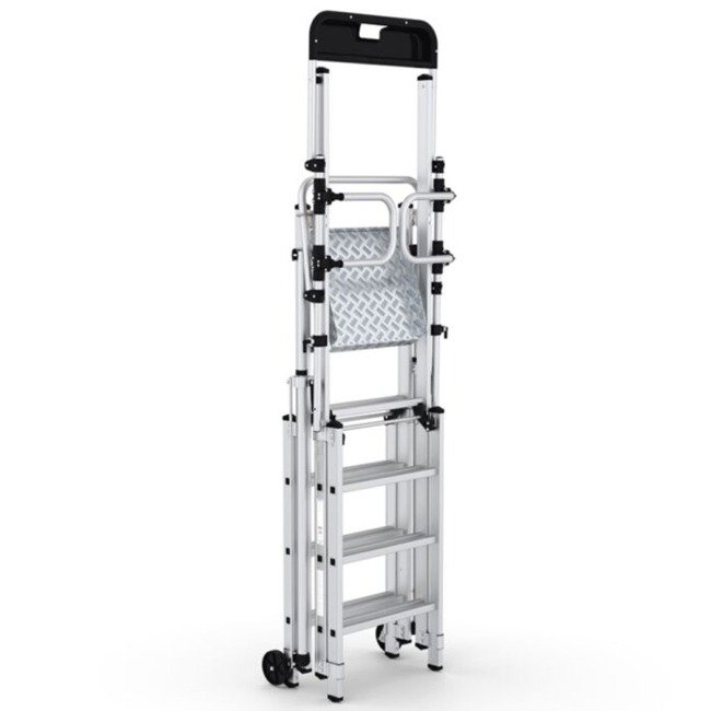 climb-it telescopic platform ladder cav957 closed