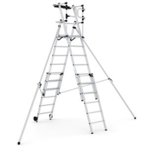 climb-it telescopic platform ladder cav971 open