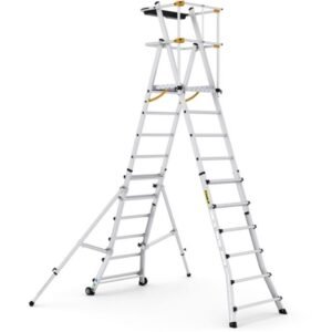 climb-it telescopic platform ladder open
