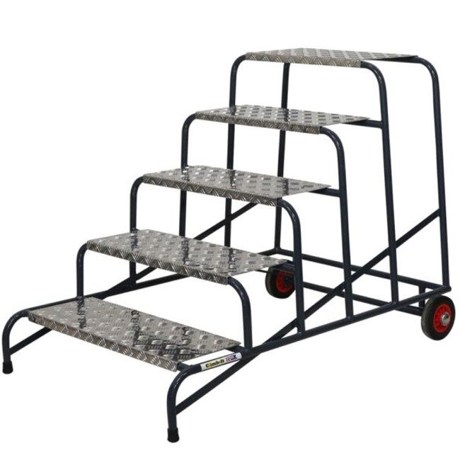 climb-it wide working steps 5-tread